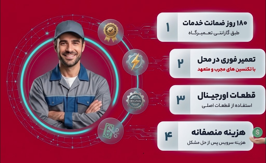 مزایای نمایندگی ال جی خدمات
